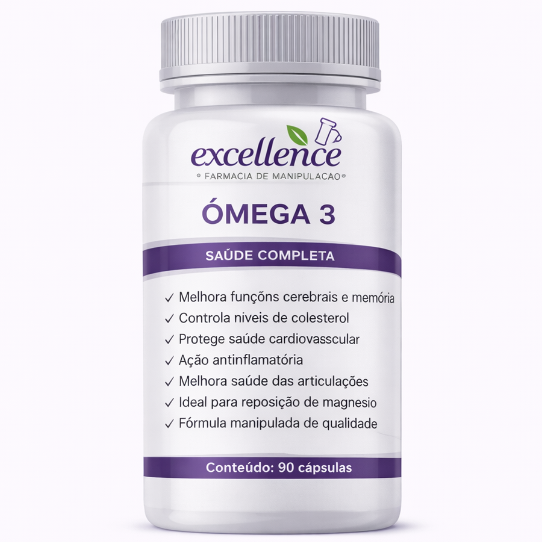 Ômega 3 - 90 Cápsulas Manipulado