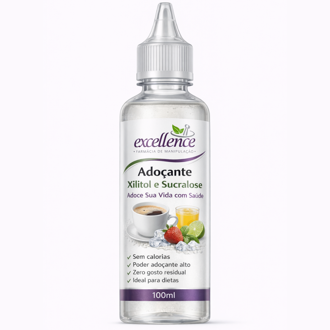 Adoçante Xilitol e Sucralose 100ml